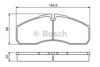 BOSCH 0 986 494 266 Brake Pad Set, disc brake